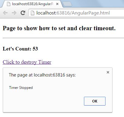 $timeout in AngularJS